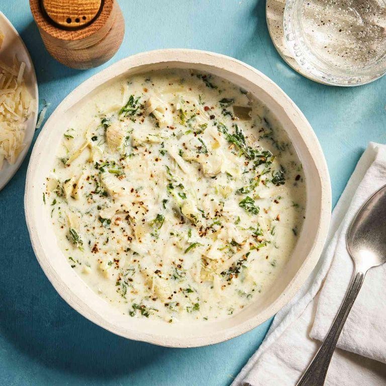 Spinach and Artichoke Soup