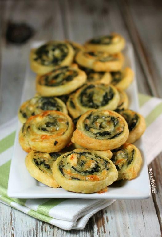 Spinach and Cheese Pinwheels