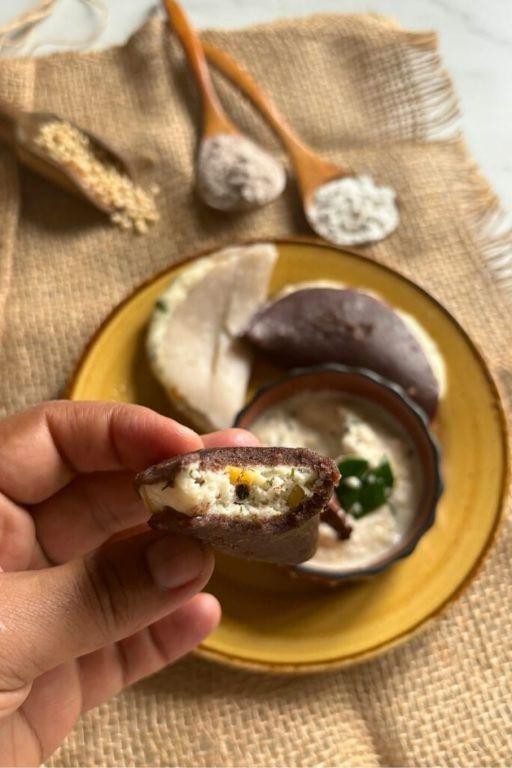 Spinach and Cheese Stuffed Kadubu