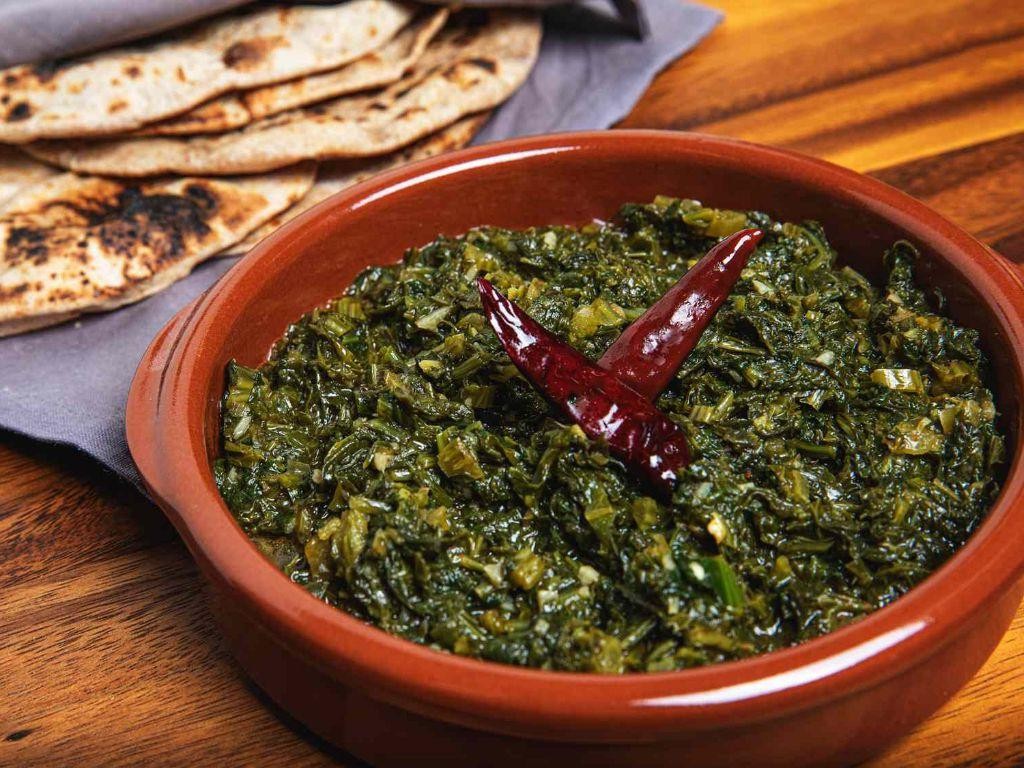 Spinach and Mustard Greens Saag