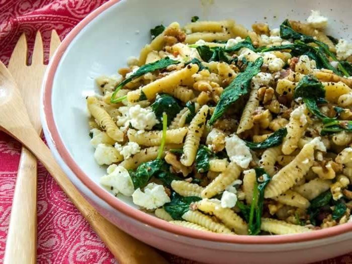 Spinach and Ricotta Stuffed Cavatelli