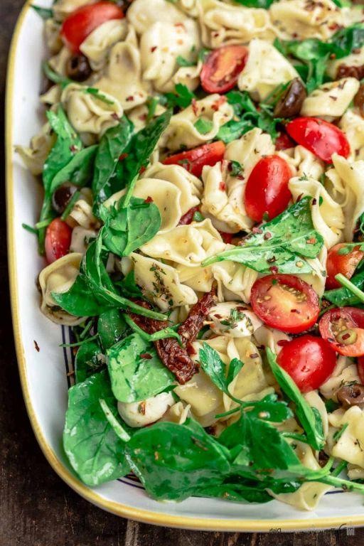 Spinach and Tortellini Salad