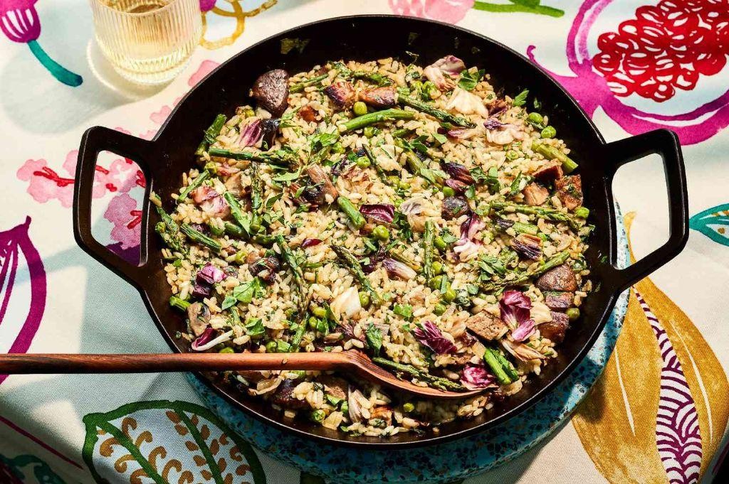 Spring Vegetable Paella