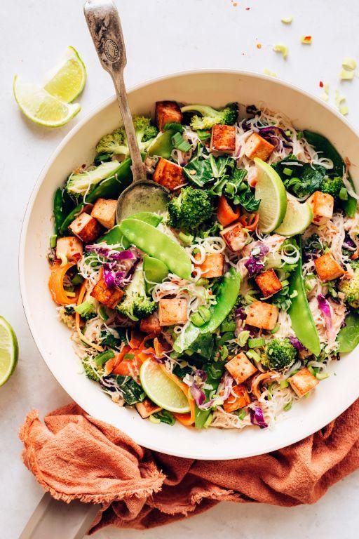 Spring Vegetable Stir-Fry with Tofu