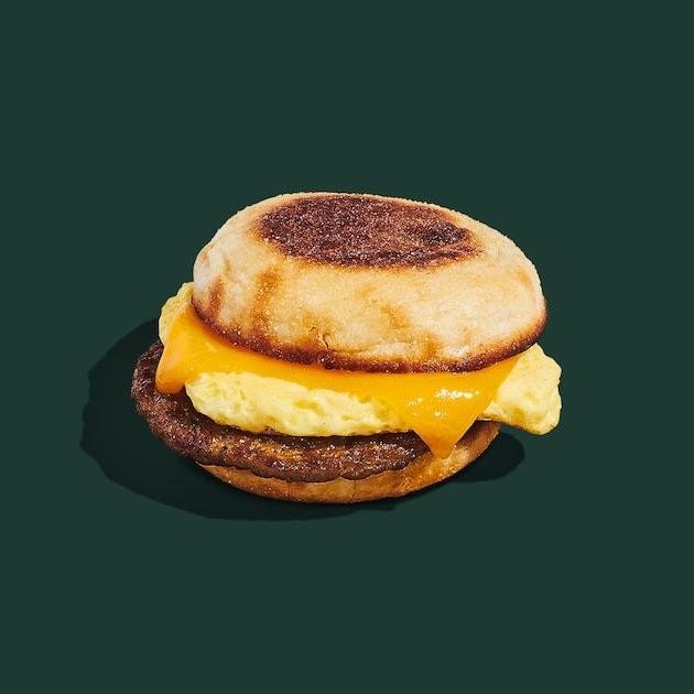Starbucks-Style Sausage and Cheddar Breakfast Sandwich