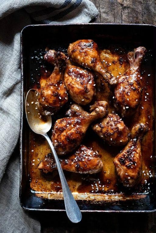 Sticky Soy Ginger Chicken Drumsticks