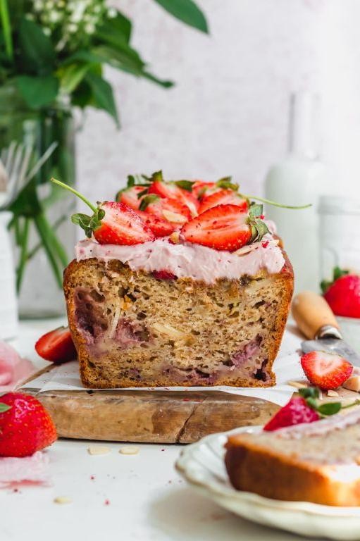 Strawberry Almond Loaf