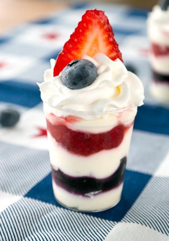 Strawberry Bavarian Cream Parfait