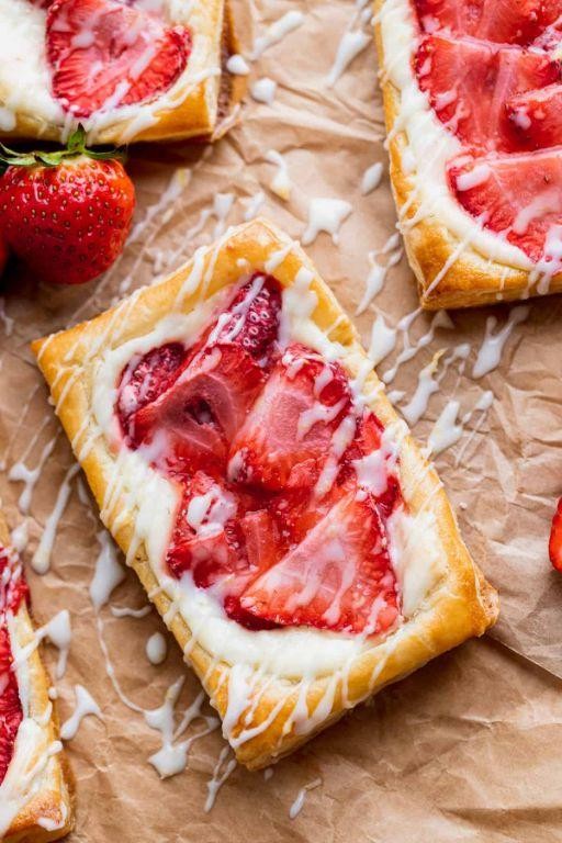 Strawberry Cheesecake Danish