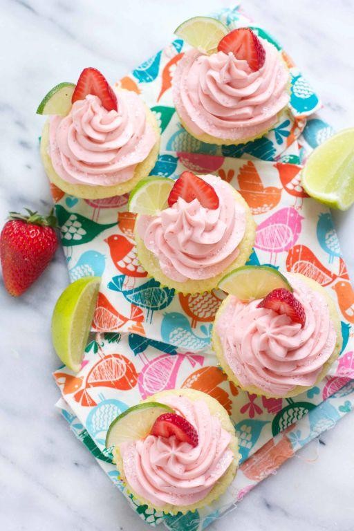 Strawberry Frosted Cupcake Vodka Punch