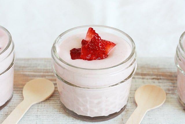 Strawberry Protein Mousse