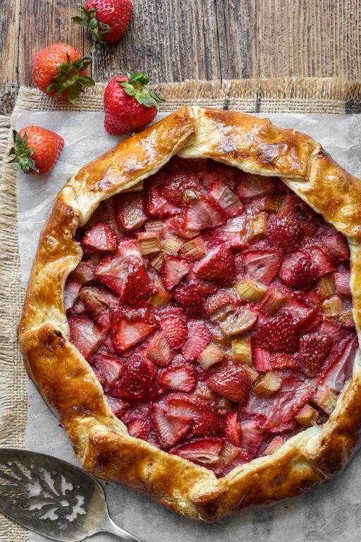 Strawberry Rhubarb Galette