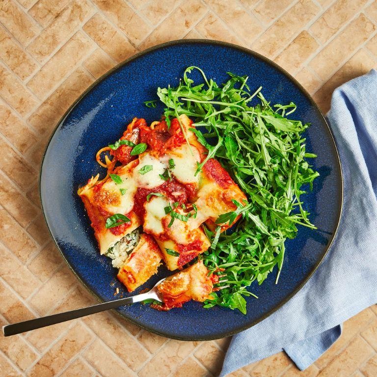 Sun-Dried Tomato and Basil Cannelloni