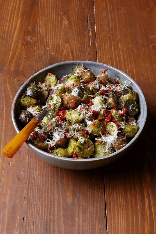 Sun-Dried Tomato and Basil Red Potato Salad