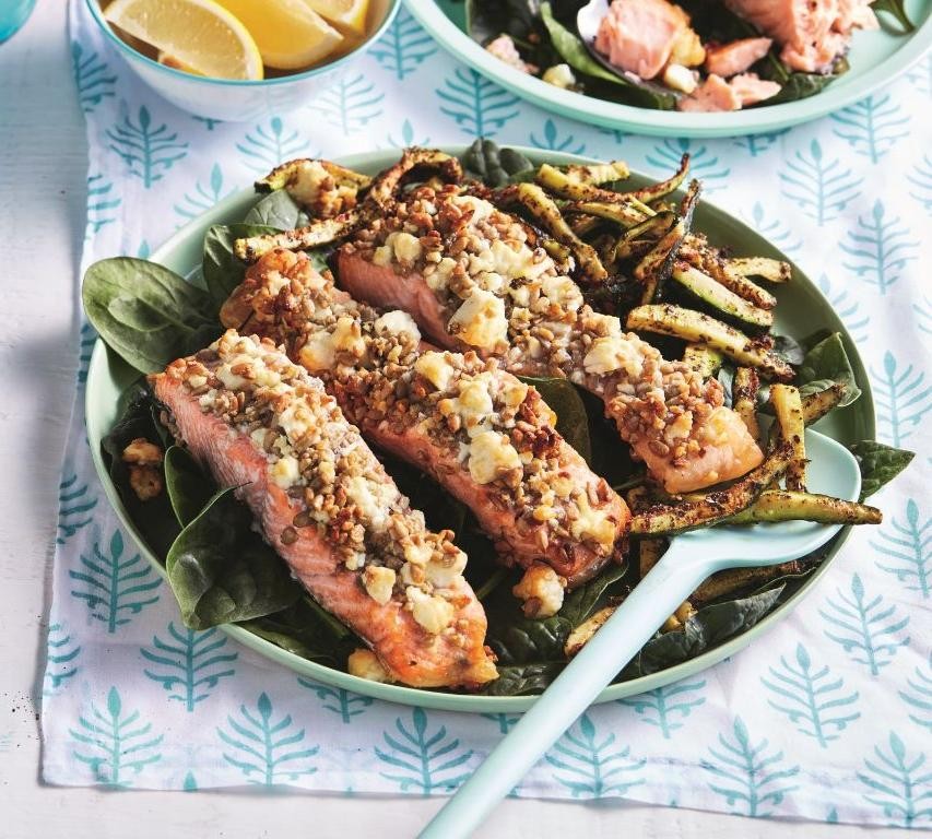 Sunflower Seed Crusted Salmon