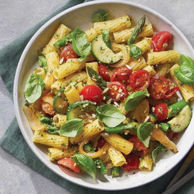 Sunflower Seed Pesto Pasta
