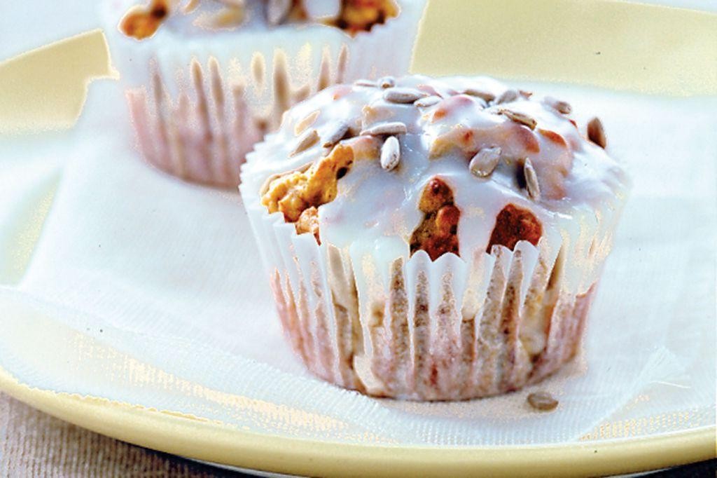 Sunflower Seed and Carrot Muffins