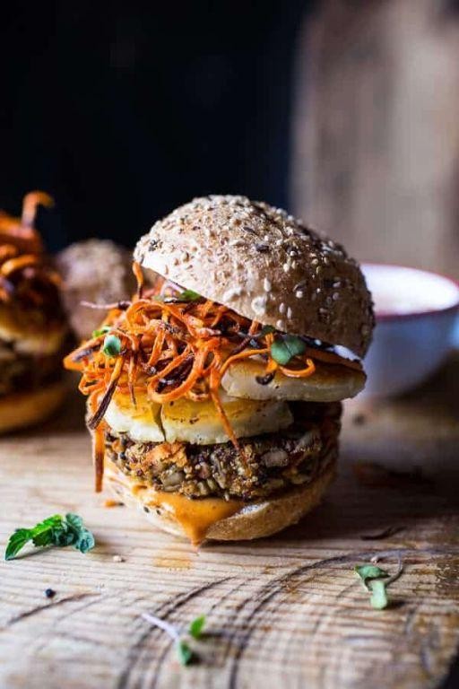 Sunflower Seed and Chickpea Burgers