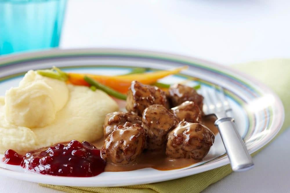 Swedish Meatballs with Lingonberry Jam