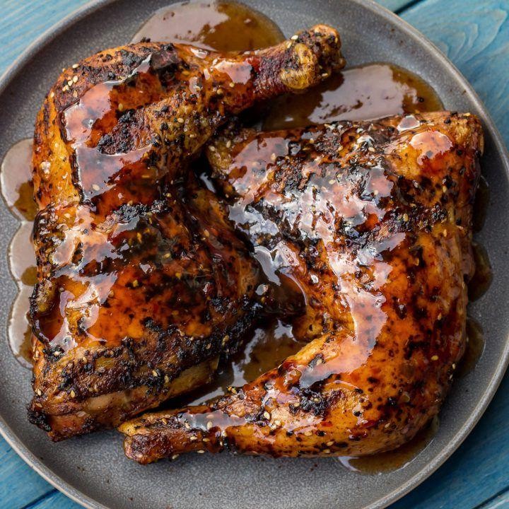 Sweet Chili Baked Chicken Leg Quarters
