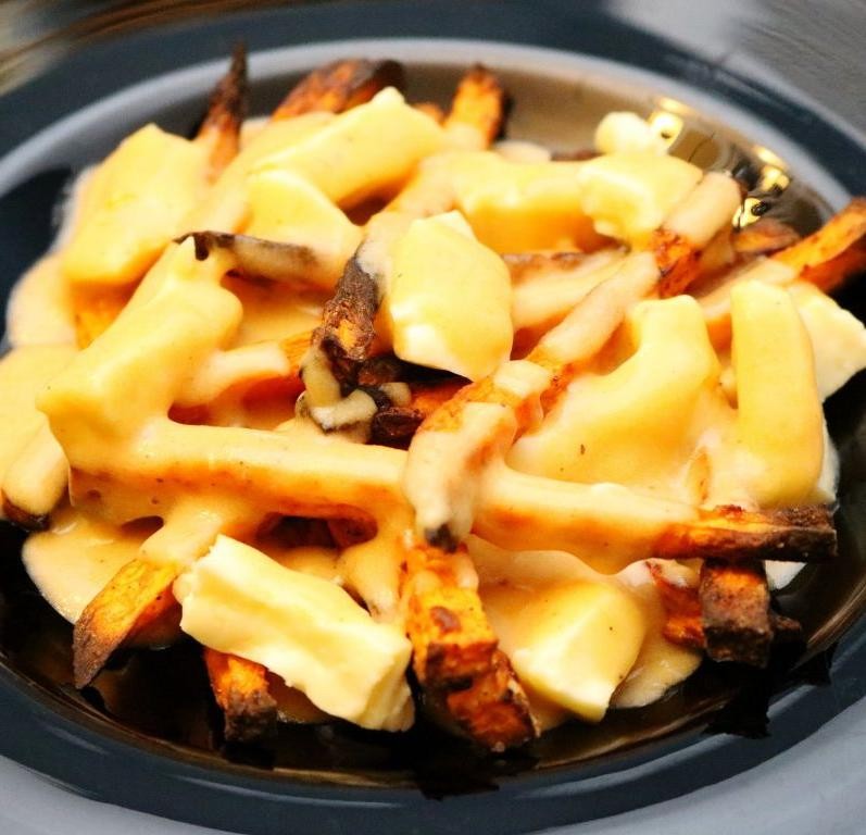 Sweet Potato Poutine with Maple Gravy