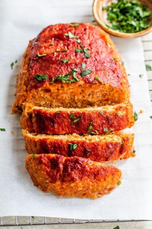 Sweet Potato Turkey Meatloaf