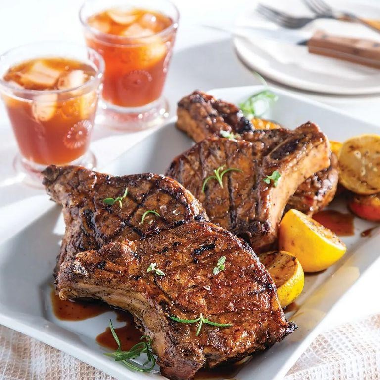 Sweet Tea Brined Pork Chops