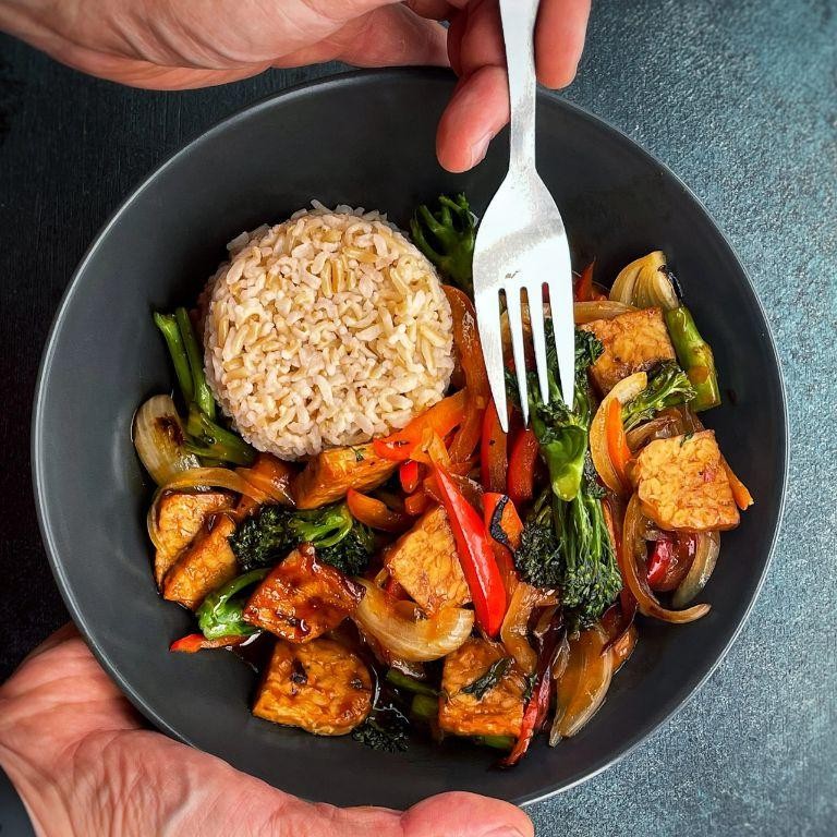 Sweet and Sour Tempeh Stir-Fry