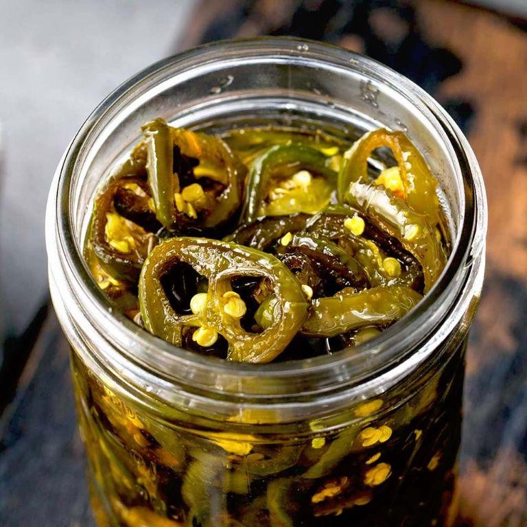 Sweet and Spicy Pickled Jalapeños