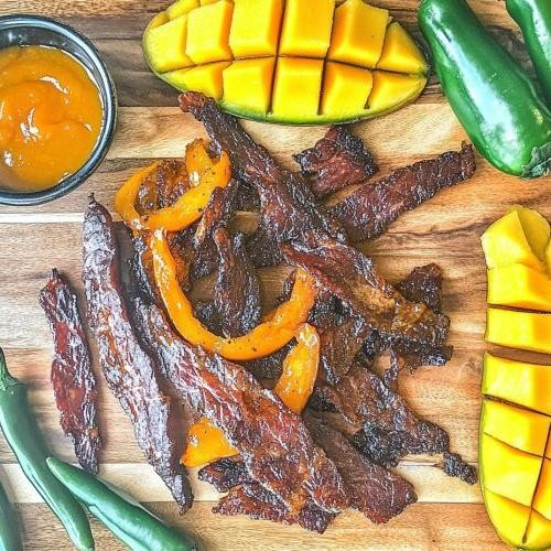 Sweet and Tangy Mango Habanero Jerky