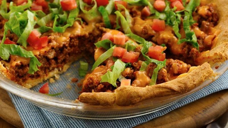 Taco Crescent Roll Casserole