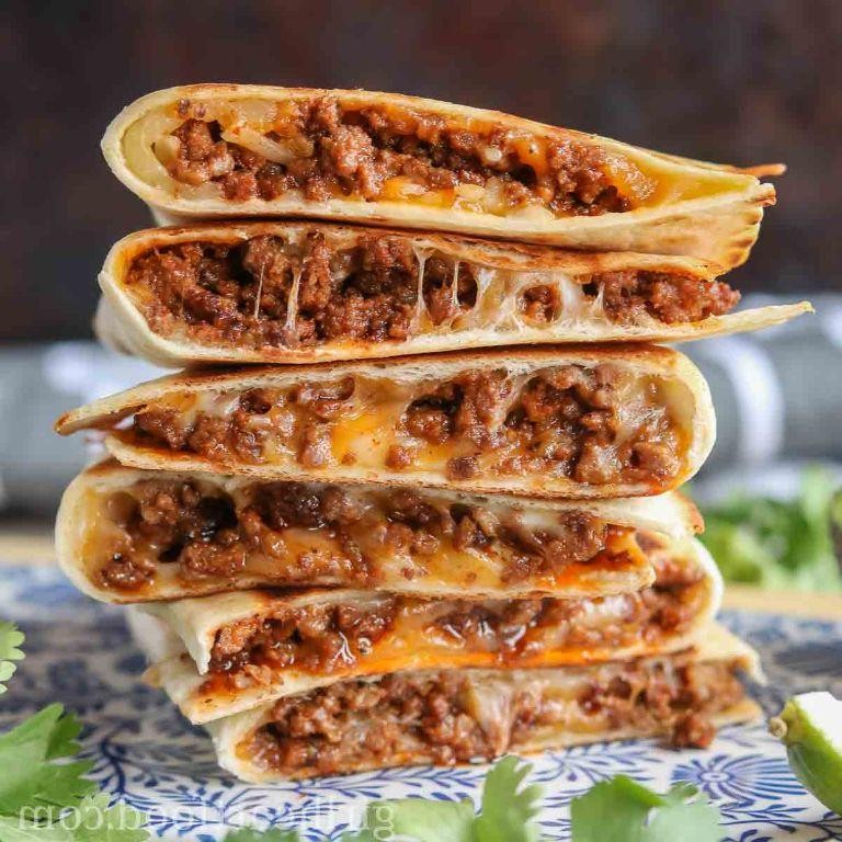 Taco Quesadilla with Ground Beef