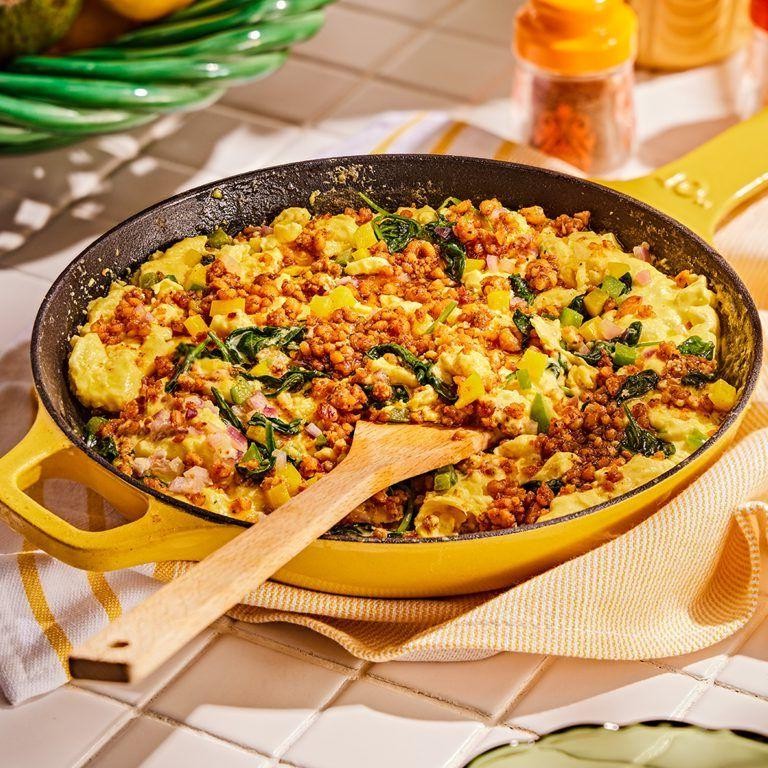 Tempeh Breakfast Scramble with Veggies