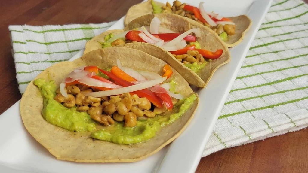 Tempeh Tacos with Avocado Crema