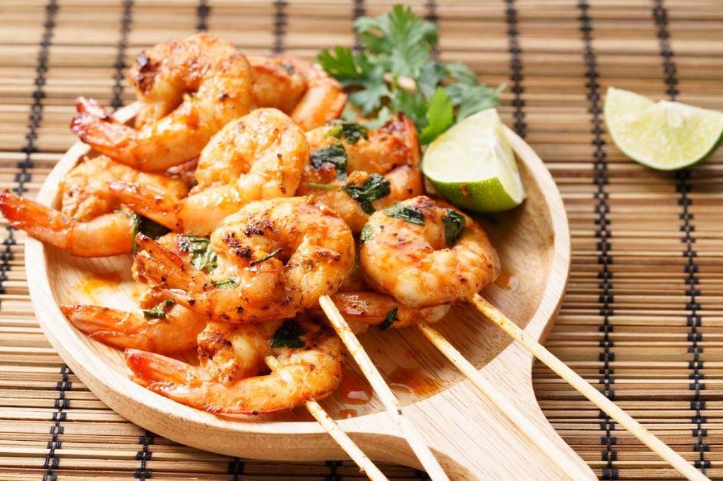 Tequila-Lime Shrimp Skewers