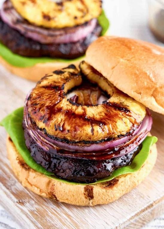 Teriyaki Pineapple Hamburger Patty