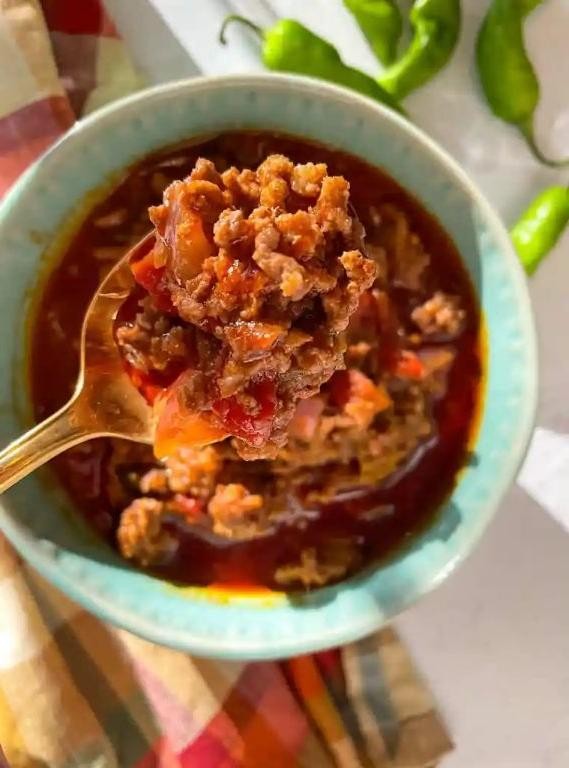 Texas Chili with Chorizo and Beer