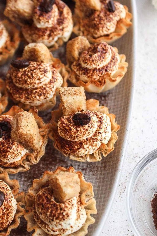 Tiramisu Phyllo Cups