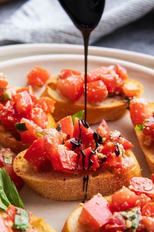 Topaz Oil Drizzled Bruschetta
