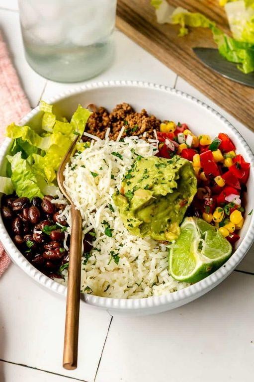 Tri Tip Burrito Bowls with Cilantro Lime Rice