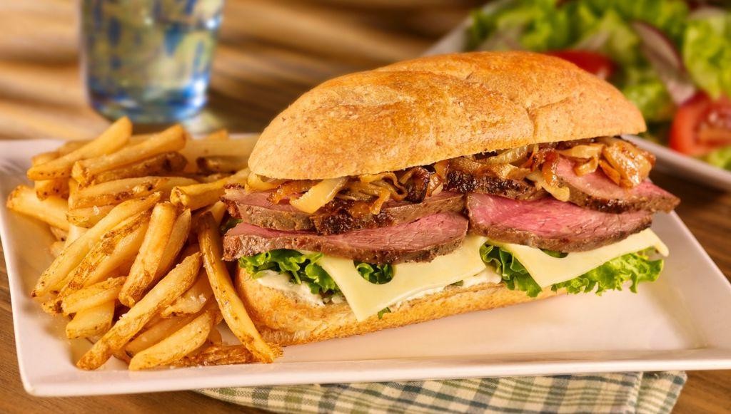 Tri Tip Steak Sandwiches with Caramelized Onions
