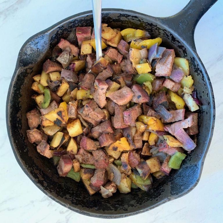 Tri Tip Steak and Potato Hash