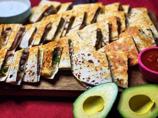 Tri Tip and Cheese Quesadillas