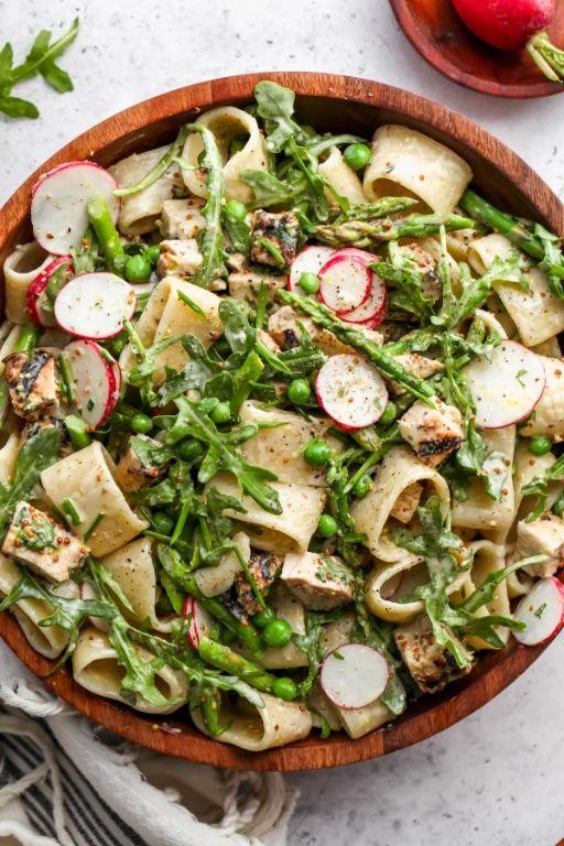 Tri-Colored Pasta Salad with Honey Mustard Dressing