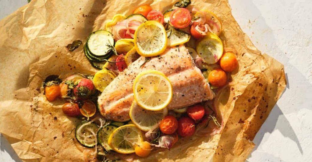 Triggerfish en Papillote with Vegetables