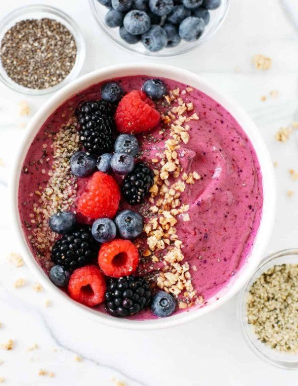 Triple Berry Smoothie Bowl