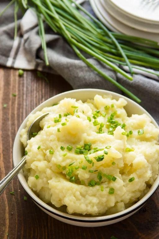 Truffle Mashed Potatoes with Chives