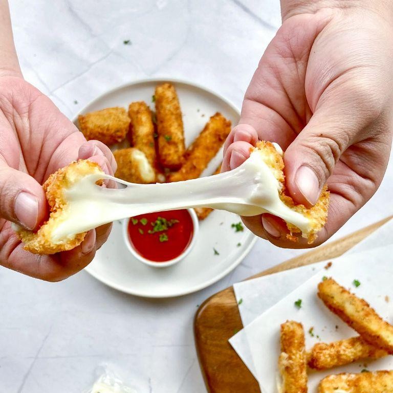 Truffle Oil Mozzarella Sticks