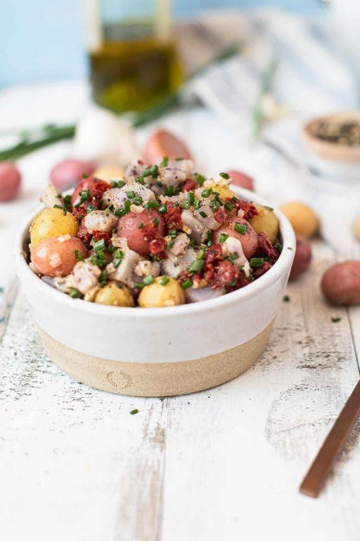 Truffle Oil and Rosemary Red Potato Salad