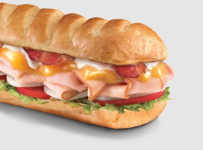 Turkey Breast and Bacon Ranch Sub